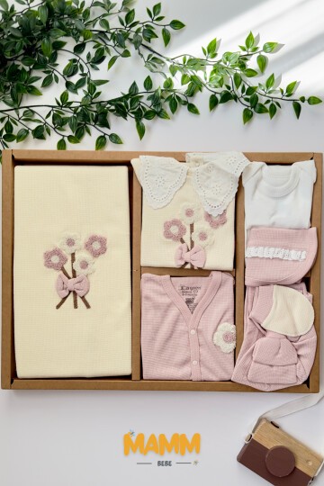 AY YAKASI DANTELLİ HASTAHANE ÇIKIŞI 10LU