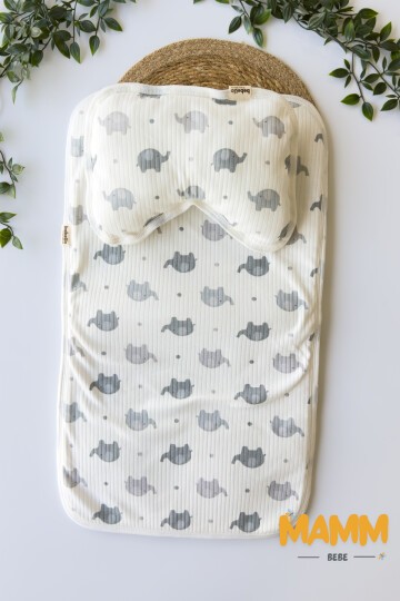 FİL DESENLİ ALT AÇMA SETİ