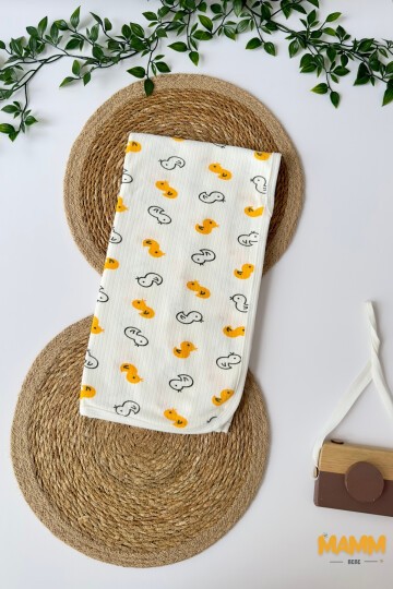 ÇİFT KATLI ÖRDEK DESENLİ PENYE BATTANİYE