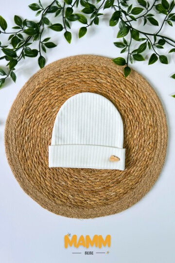 DÜZ RENK BERE BEYAZ