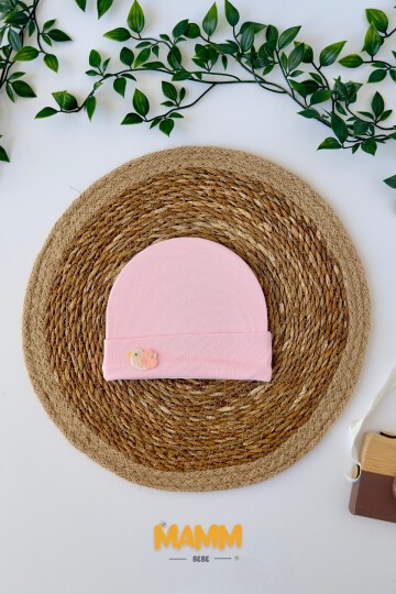 KUŞ KABARTMALI BEBEK BERESİ PEMBE