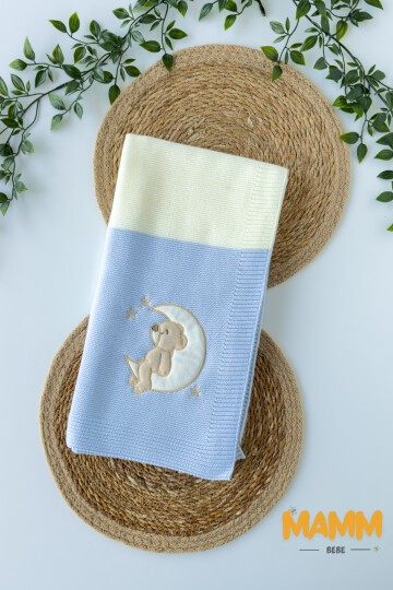 NAKIŞLI TRİKO BATTANİYE MAVİ