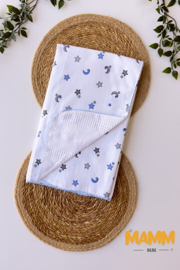 PİKELİ MÜSLİN BEBEK BATTANİYE AY 100*100 CM