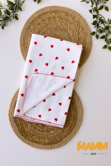 PİKELİ MÜSLİN BEBEK BATTANİYE KAPLİ 100*100 CM