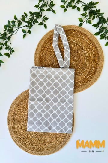 GRİ DESENLİ EMZİRME ÖNLÜĞÜ