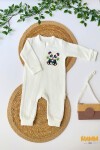 3-12 AY PANDA DESENLİ DİJİTAL BASKILI FERMUARLI MANŞETLİ TULUM