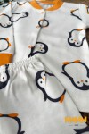 6-24 AY ÇITÇITLI PİJAMA TURUNCU PENGUEN