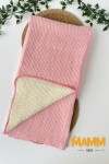 YANLARI OYALI DİKİŞLİ BEBE BATTANİYESİ PEMBE