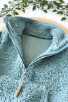 0-12 AY KUZU KUMAŞ FERMUARLI TULUM YEŞİL